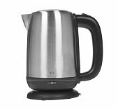 Чайник электрический BQ KT1821S 1.7 л, нержавеющая сталь, 2.2 кВт, серебристый с черным