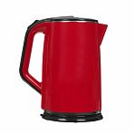 Чайник электрический Willmark WEK-2012PS, 2 л, 2000 Вт, поворот на 360 градусов, темно-красный