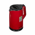 Чайник электрический Willmark WEK-2012PS, 2 л, 2000 Вт, поворот на 360 градусов, темно-красный