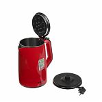 Чайник электрический Willmark WEK-2012PS, 2 л, 2000 Вт, поворот на 360 градусов, темно-красный