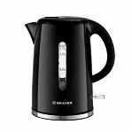 Чайник электрический Brayer 1032BR, автоотключение, черный, 2200 Вт, 1.7 л