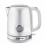 Чайник электрический Brayer BR1052, автоотключение, белый, 2200 Вт, 1.7 л