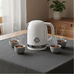 Чайник электрический Brayer BR1052, автоотключение, белый, 2200 Вт, 1.7 л