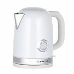 Чайник электрический Brayer BR1052, автоотключение, белый, 2200 Вт, 1.7 л