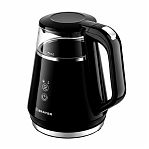 Чайник электрический Brayer BR6105, автоотключение, черный, 1100 Вт, 1 л