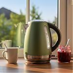 Чайник электрический Brayer BR6111, 1.7 л, 2200 Вт, поворот на 360 градусов, зеленый