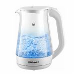 Чайник Brayer BR6112WH 2200 Вт, 1.7 л, белый, с LED подсветкой Для визуального контроля