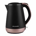 Чайник электрический Willmark WEK-1839PS, 2002565, 1.8 л, 2 кВт, черный