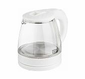 Чайник электрический Homestar HS-1053, 1.2 л, 1.5 кВт, прозрачный, белый