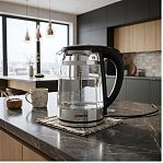 Чайник электрический Gorenje K17GDW, V0125432, съемный фильтр, автоотключение, 1.7 л
