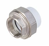Муфта полипропиленовая разъёмная 32х3/4" ВР белая