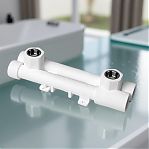 Настенный комплект для смесителя Pro Aqua PA60008 20-1/2", проходной, белый