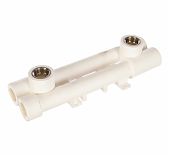 Настенный комплект для смесителя 20х1/2" ПП белый (проходной)