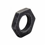 Контргайка Dy=40 1х1/2" чугунная, черная 10х70х70 мм 212100314