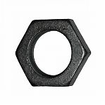 Контргайка Dy=40 1х1/2" чугунная, черная 10х70х70 мм 212100314