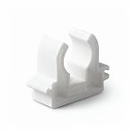 Клипса крепеж полипропиленовая Pro Aqua PA18014P 40 мм, одинарная, без зажима, для труб, белая