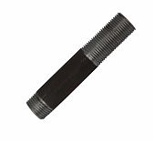 Сгон резьбовой Dy=20 3/4", НР-НР, L 110 мм, 211100011, черный, сталь