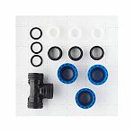 Тройник для труб ПНД КП709025 25х25х25 мм, соединительный, синий