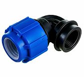 Угол для труб ПНД КП706032 32-1" ВР, для систем холодного водоснабжения, соединительный