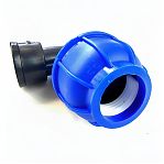 Угол для труб ПНД КП706032 32-1" ВР, для систем холодного водоснабжения, соединительный