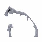 Хомут сантехнический для канализационных труб Синикон KPP.050, диаметр 50 мм, полипропилен, серый 