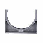 Хомут сантехнический для канализационных труб Синикон KPP.050, диаметр 50 мм, полипропилен, серый 