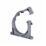 Хомут сантехнический для канализационных труб Синикон KPP.050, диаметр 50 мм, полипропилен, серый 