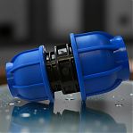 Муфта переходная, компрессионная ПНД 32х20 мм для трубопровода