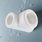 Тройник полипропиленовый Pro Aqua 32х50х32 мм, переходной, белый