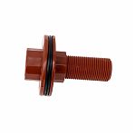 Врезка ПП AV Engineering AVE159007 1/2" с наружной резьбой, полипропилен, коричневый