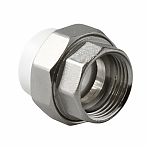 Муфта полипропиленовая Frap F101.3206, PPR, HJ32х1", ВР, разъемная, комбинированная, белая