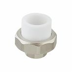 Муфта полипропиленовая Frap F101.3206, PPR, HJ32х1", ВР, разъемная, комбинированная, белая