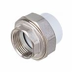 Муфта полипропиленовая Frap F101.3206, PPR, HJ32х1", ВР, разъемная, комбинированная, белая