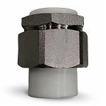 Разборное соединение полипропиленовое Pro Aqua 20 мм ВР, белое