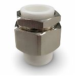 Разборное соединение полипропиленовое Pro Aqua 20 мм ВР, белое