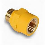 Муфта диэлектрическая 1/2" ВР-НР, резьбовая, соединительная, латунь