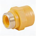 Муфта диэлектрическая 1/2" ВР-НР, резьбовая, соединительная, латунь