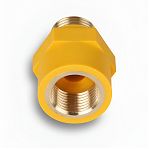 Муфта диэлектрическая 1/2" ВР-НР, резьбовая, соединительная, латунь