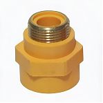 Муфта диэлектрическая 1/2" ВР-НР, резьбовая, соединительная, латунь