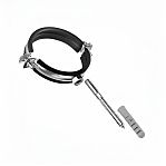 Хомут трубный TST 4", 110-115 мм, TST.891 металлический, с гайкой и шпилькой