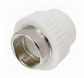 Муфта полипропиленовая Pro Aqua PA22521P 40-1 1/2" ВР, комбинированная, белая