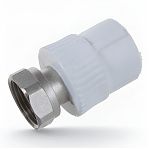 Муфта полипропиленовая Pro Aqua PA75010P 20-3/4" ВР, комбинированная, белая