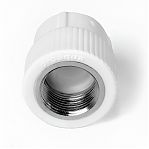 Муфта полипропиленовая Pro Aqua PA22008P 20-1/2" ВР, комбинированная, белая