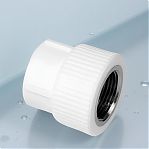 Муфта полипропиленовая Pro Aqua PA22008P 20-1/2" ВР, комбинированная, белая