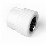 Муфта полипропиленовая Pro Aqua PA22008P 20-1/2" ВР, комбинированная, белая