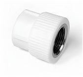 Муфта полипропиленовая Pro Aqua PA22008P 20-1/2" ВР, комбинированная, белая