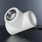 Тройник полипропиленовый Pro Aqua 20х3/4"х20, ВР, комбинированный, переходной, белый