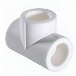 Тройник полипропиленовый Pro Aqua PA14010P 25х25х25 мм, соединительный, белый