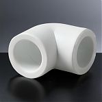 Угол полипропиленовый 90 гр. ProAqua PA13014P 40х40 мм, PP-R, белый