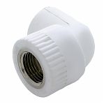 Угол полипропиленовый Pro Aqua 32-1" ВР, комбинированный, белый